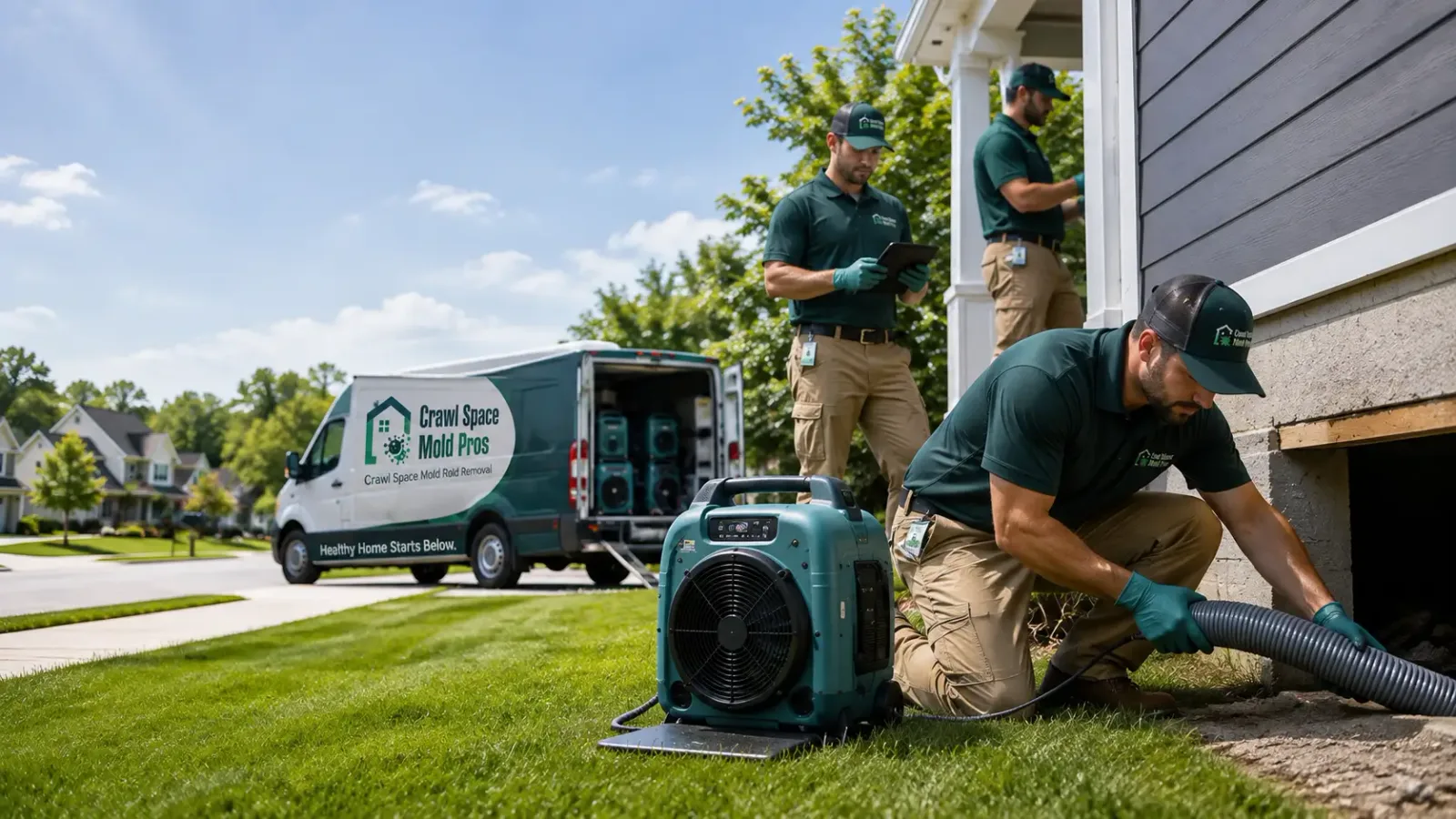 Crawl Space Mold Removal in Foley, MN